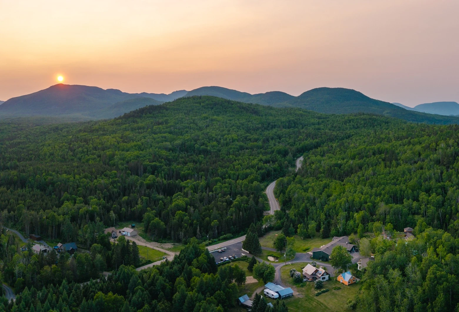 vue aérienne domaine